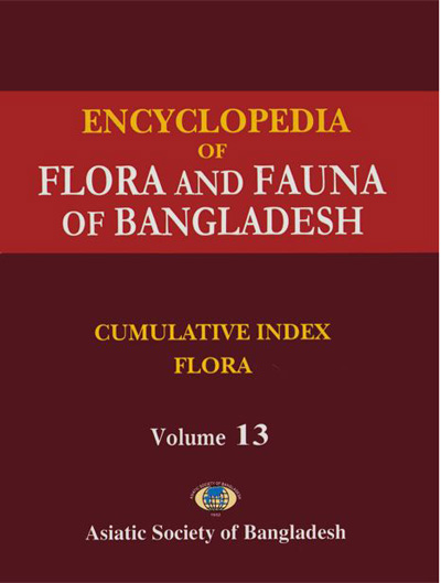 ASBP_103_Flora and Fauna of Bangladesh (28 vols.) by Zia Uddin Ahmed (Chief Editor) (2008) Vol. - 13. Index Volume- Flora