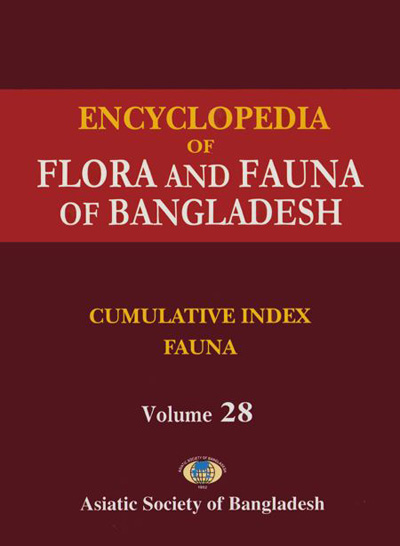 ASBP_103_Flora and Fauna of Bangladesh (28 vols.) by Zia Uddin Ahmed (Chief Editor) (2008) Vol. - 28. Index Volume - Fauna